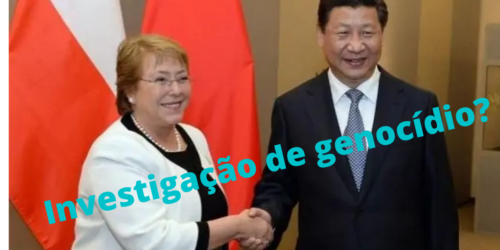 Bachelet na China … visita, não é investigação de genocídio