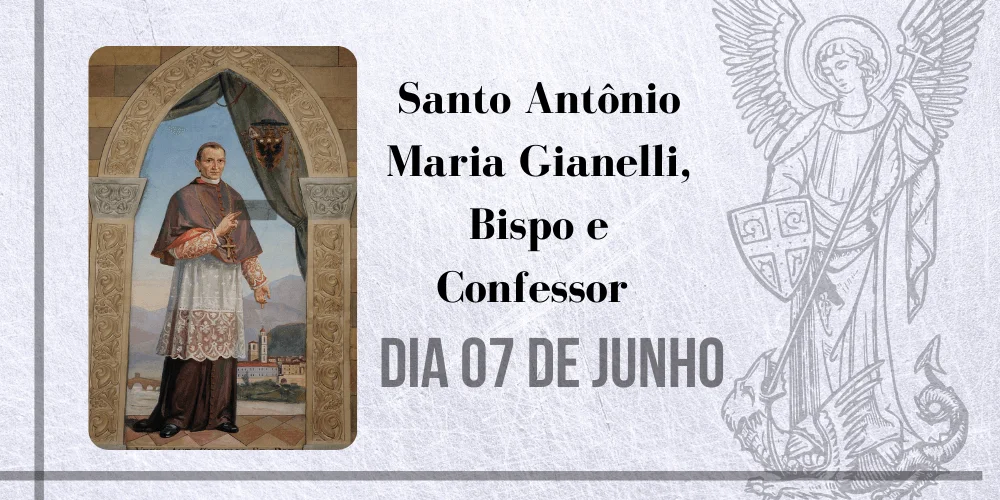 No momento, você está visualizando 07/06 – Santo Antônio Maria Gianelli, Bispo e Confessor