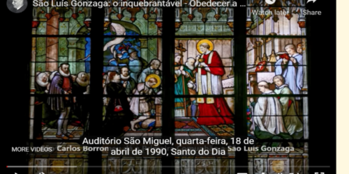 São Luís Gonzaga, patrono da juventude (áudio)