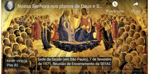 O papel de Nossa Senhora na História da Salvação (Áudio)
