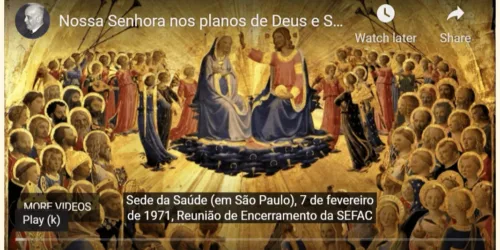 O papel de Nossa Senhora na História da Salvação (Áudio)