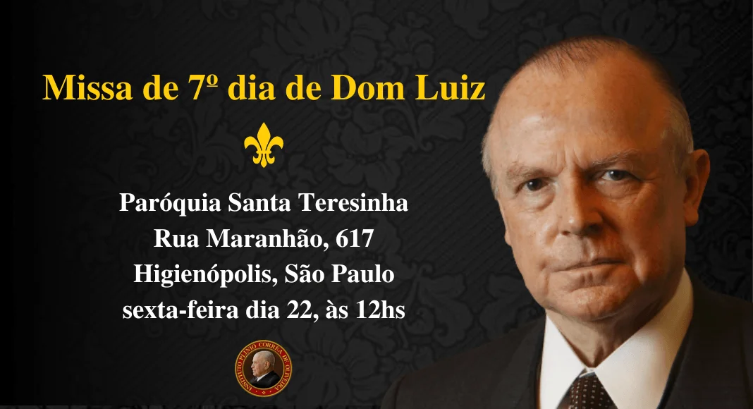 No momento, você está visualizando Convite para Missa de 7º dia de Dom Luiz