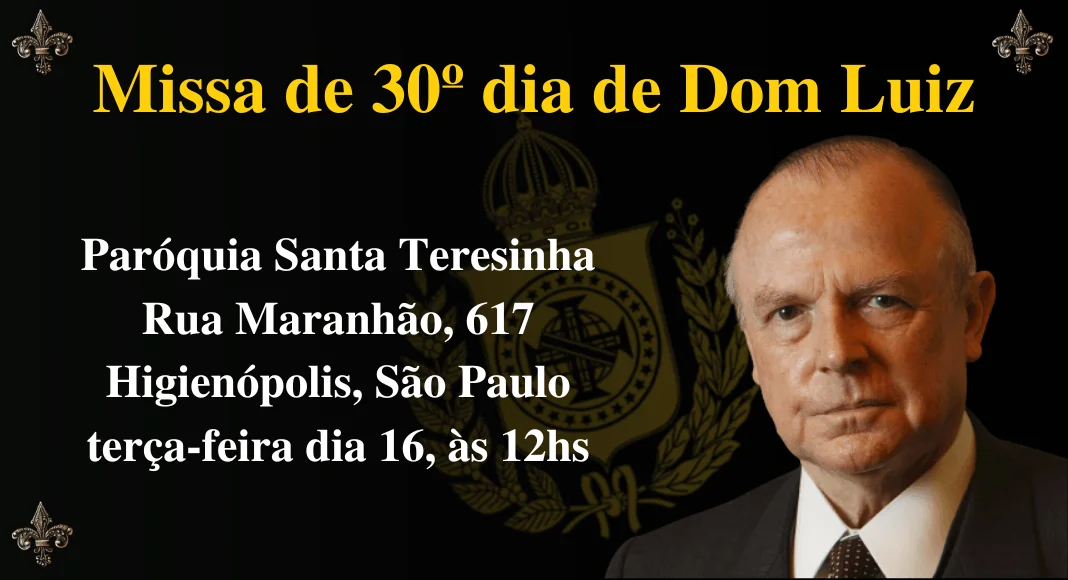 No momento, você está visualizando Missa de 30º dia de Dom Luiz