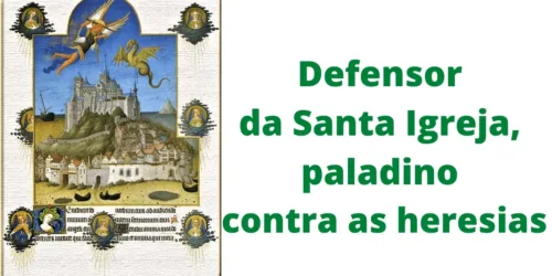 São Miguel Arcanjo protetor contra as seitas e heresias