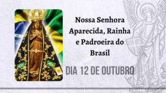12/10 – Nossa Senhora Aparecida, Rainha e Padroeira do Brasil