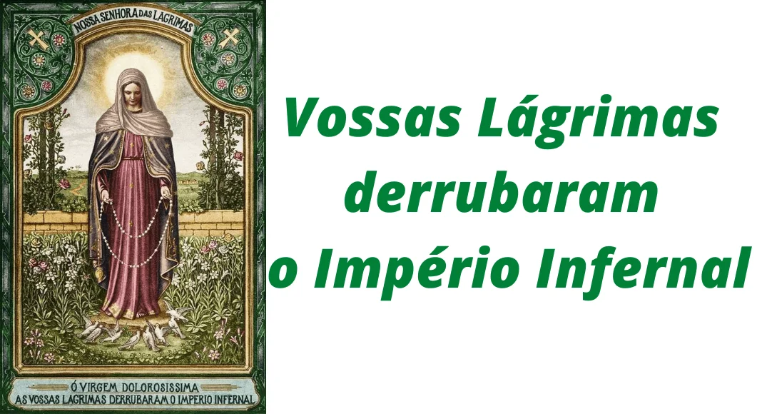 No momento, você está visualizando Vossas Lágrimas derrubaram o império infernal