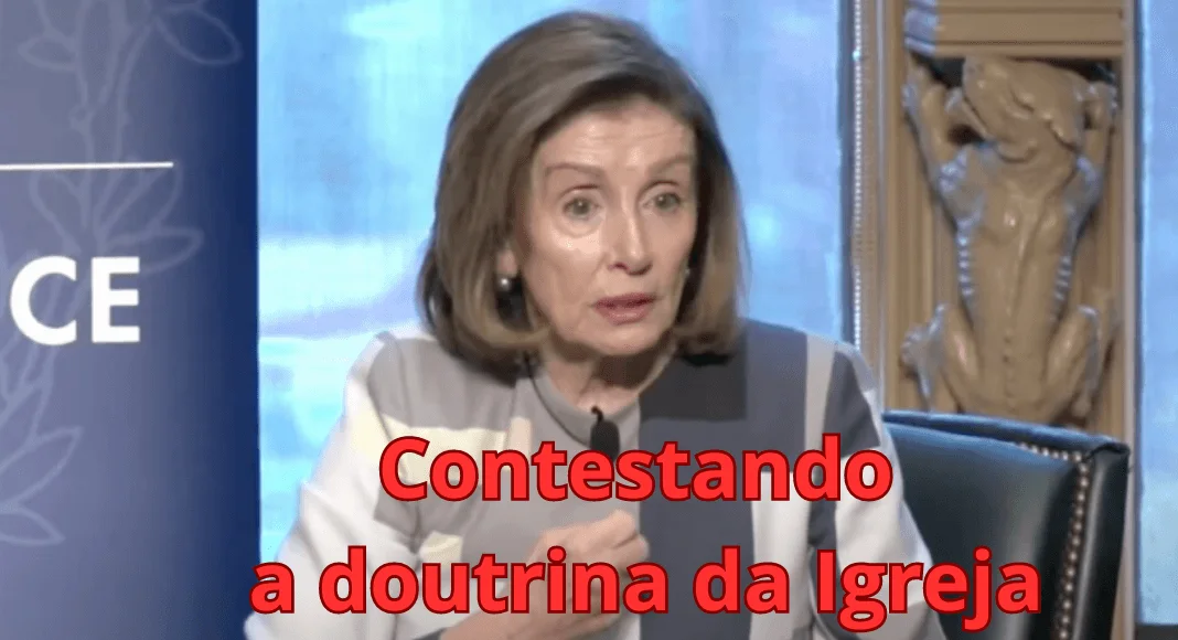No momento, você está visualizando Nancy Pelosi, esquerda católica, quer dar lições a arcebispo