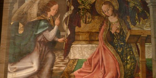 Virgem Maria, Anunciação do Anjo e Cortesia