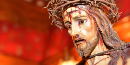 CRISTO FLAGELADO COM ÓDIO