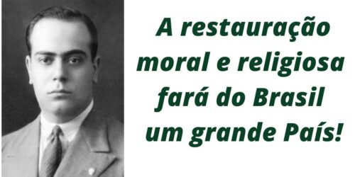 Convite à reflexão: formar e moralizar a população