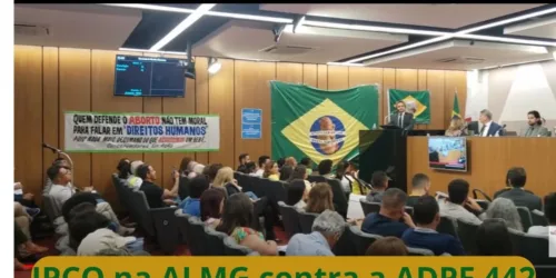 Ação do IPCO na Audiência sobre a ADPF 442 em BH