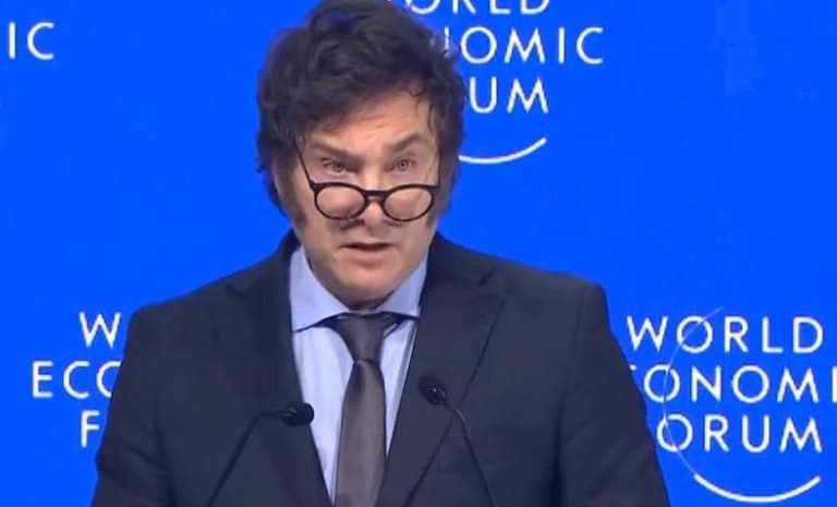No momento, você está visualizando Javier Milei denuncia ‘agenda sangrenta do aborto’ na cúpula de Davos de 2024