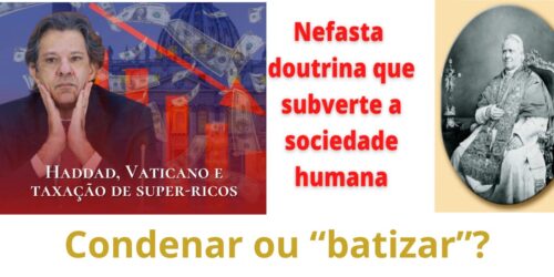 Haddad no Vaticano: Socialistas gastam … o dinheiro de capitalistas