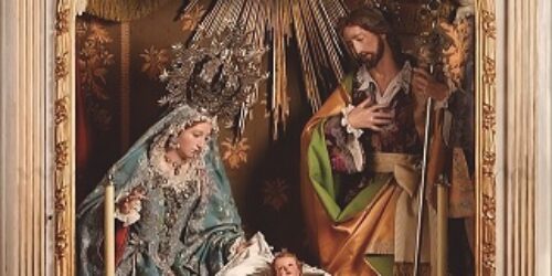 É NATAL — O Divino Infante quis nascer num pobre estábulo para nos enobrecer