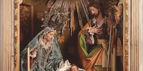 É NATAL — O Divino Infante quis nascer num pobre estábulo para nos enobrecer