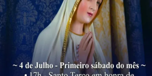 Convite: Terço dos Primeiros Sábados em Montes Claros – 4 de julho