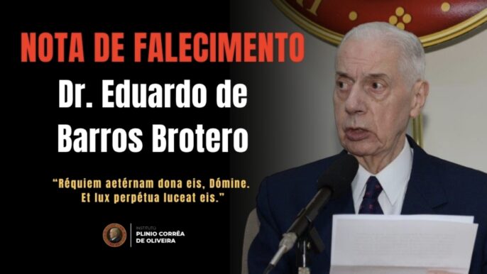 Nota de Falecimento de Dr. Eduardo de Barros Brotero