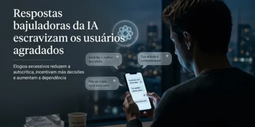 Respostas bajuladoras da IA escravizam os usuários agradados