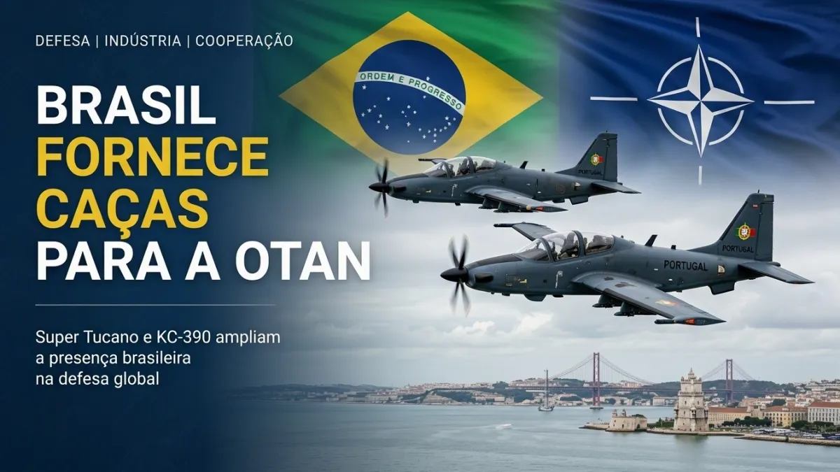 No momento, você está visualizando Brasil fornece caças para a OTAN