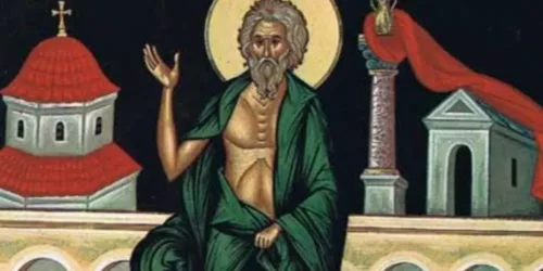 01/10 – Santo André “o louco por Cristo” e a visão do véu de Nossa Senhora